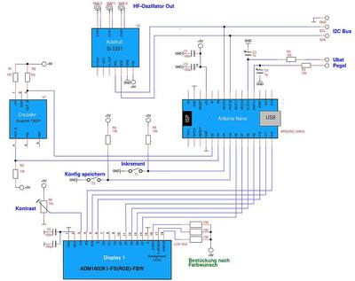 Abb. 2 - Schaltplan der Versuchsschaltung